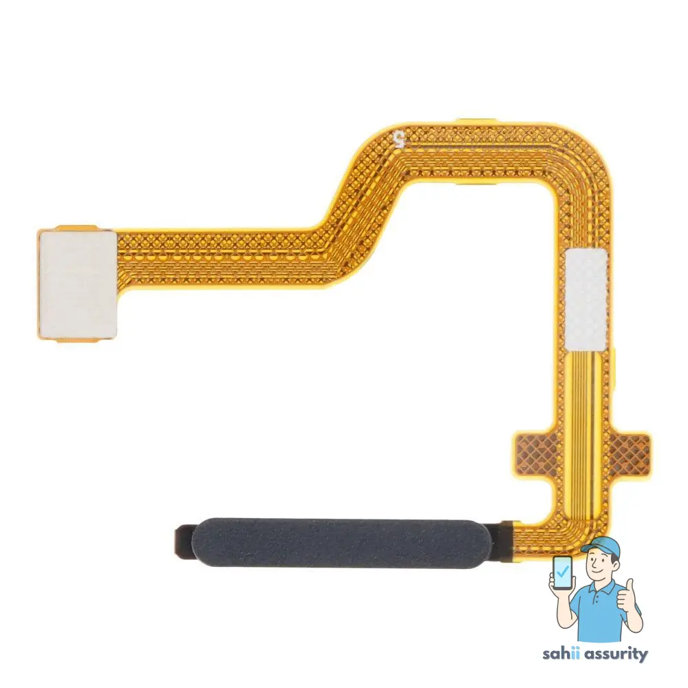 Fingerprint Sensor with Flex Cable for Motorola Moto G22 Black
